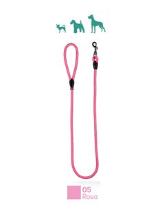 Laisse en Nylon Rose 110 cm pour Chiens