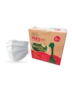 Máscara Finstock FFP2 Infantil - Embalagem com 10 Unidades