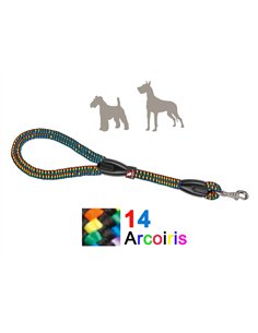 Empuñadura de nylon redondo arcoíris 50 cm
