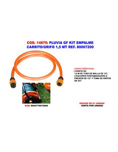 1.5 m Cart/Valve Splicing Kit Pluvia Finstock