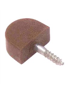 Small brown screw shelf support
