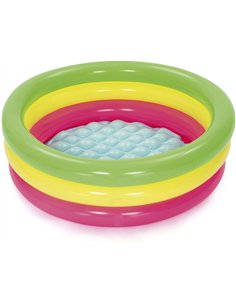 Runde Kinderpool 3 Ringe Farben Summer 70 x 24