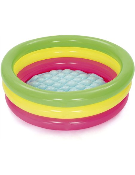 Runde Kinderpool 3 Ringe Farben Summer 70 x 24
