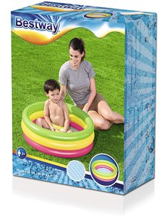 Runde Kinderpool 3 Ringe Farben Summer 70 x 24 2