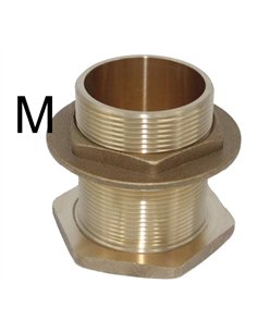 Conector de latão Uralita 1 com porca