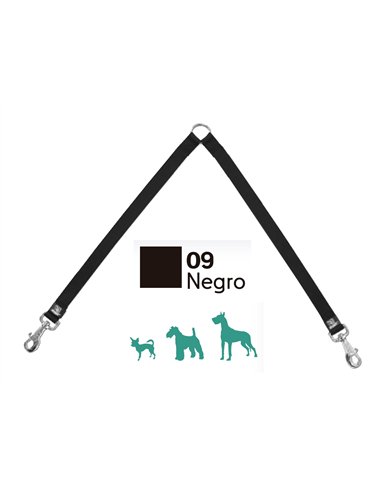 Nylon Coupler for Two Dogs 35 cm x 2.5 cm