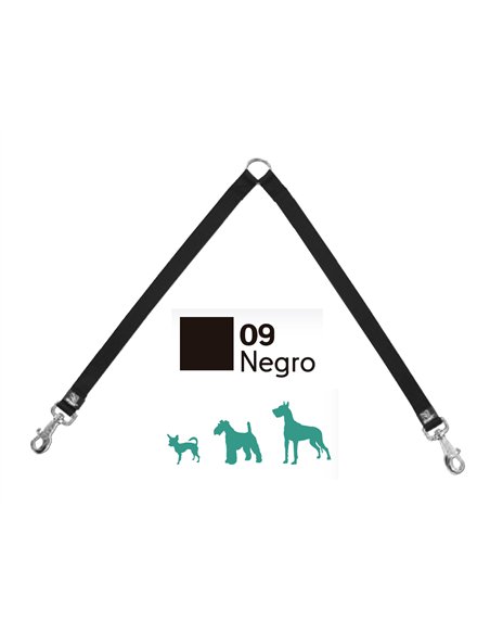 Nylon Coupler for Two Dogs 35 cm x 2.5 cm