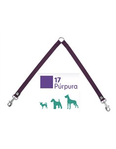 nylon coupling for two dogs 35 cm x 1.5 cm