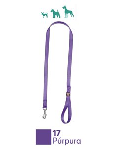 Nylon Hundeleine 100 cm x 2 cm Lila