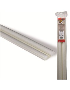 Vedante duplo para porta espuma 95 branco