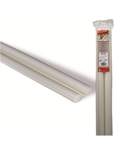 Vedante duplo para porta espuma 95 branco