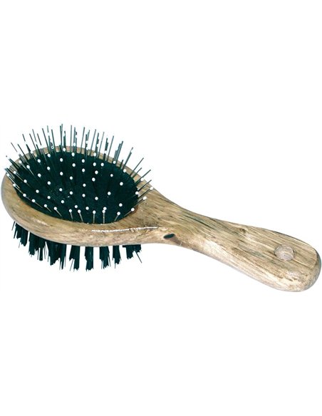Escova Dupla Redonda para Cães 170x67 mm