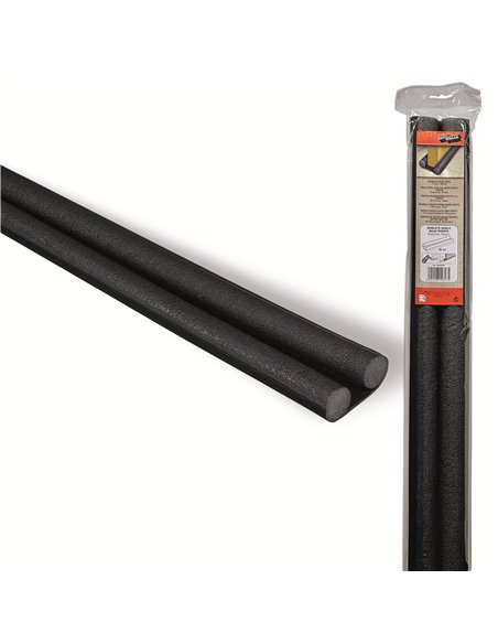 Selante duplo para porta Brinox espuma 95 preto