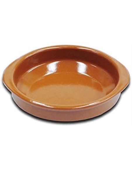 casseruola in terracotta con manici 24 cm