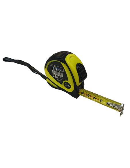 Sifer OKL 53 Stahl Maßband mit Magnet 3 x 16