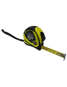 flexómetro cinta métrica de acero 3 m x 16 mm con freno