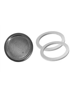 Accessories for 9-cup coffee maker with filter and gaskets