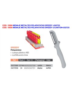 Metaltel Speedy Potato Peeler - Efficiency and Compact Design