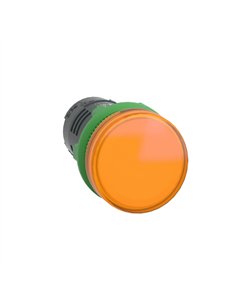 piloto luminoso naranja monobloque 24v