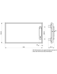 Puerta Plena G IP40,6 mod,alto 330mm 2