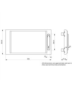 Puerta Transp.G IP40 6 mod,alto 330mm 2