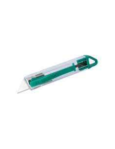 Cúter de Seguridad Wolfcraft de Plástico con Cuchilla Trapezoidal (4135000)