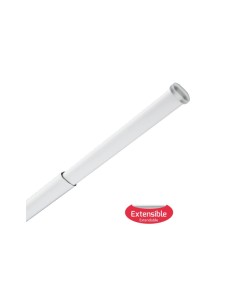 Barra Visillo Extensible 37.5/60 cm. Con Muelle Presion Ajustable  (1 Pieza)
