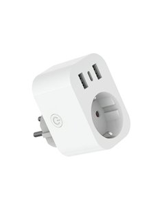 Matel wifi smart plug 2 usb + 1 tipo c 16a 230v