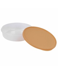 FIAMBRERA TORTILLA REDONDA NARANJA  24.5X6.5cm venta unitaria 2