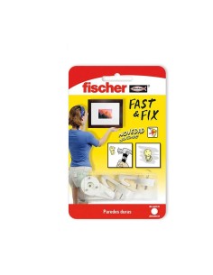 Colgador 3 Puntas FISCHER Fast&Fix - Blíster 4 unidades 534844