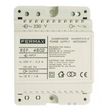 FEEDER 12VCA/1A DIN4. FERMAX 4802