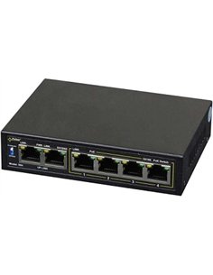 SWITCH IP 4 PUERTOS POE