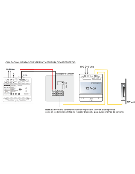 RECEPTOR BLUETOOTH AUTÓNOMO NEARKEY