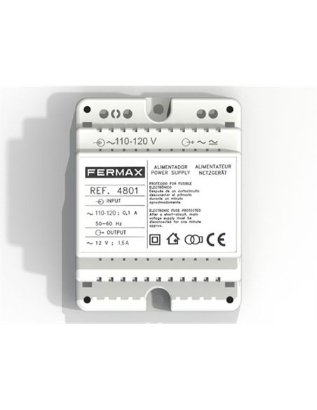 ALIMENT. DIN4 110-120VAC/12VAC-1.5A