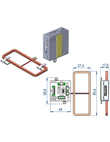 BUCLE INDUCTIVO PLACA CORA