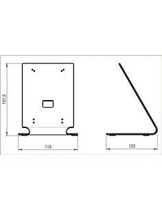 SOPORTE SOBREMESA MONITOR VEO-XS/VEO-XL 2