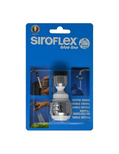 Atomiseur à double fonction chromé-blanc