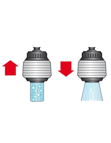 Doppelfunktioniger Chrom-Weiß-Atomisator