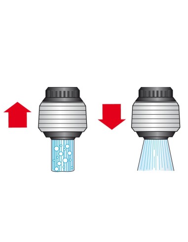 Atomiseur de douche avec régulateur d'eau 11 cm