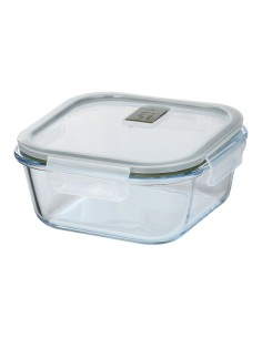 Square Borosilicate Glass Insulated Food Container Expert 800 ml