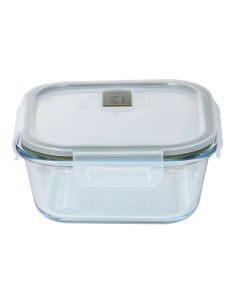 Fiambrera hermética quadrada de vidro de borosilicato experto 800 ml 2