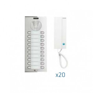Kit de interfone CITY 4+N 20/L FERMAX 4875