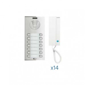 Kit de interfone CITY 4+N 14/L FERMAX 4869