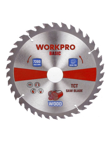 Disco de sierra circular TCT para madera, ø150 x 22,2 mm x 48 dientes