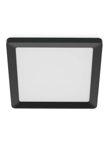 Square Black Valen Ceiling Light 17 w