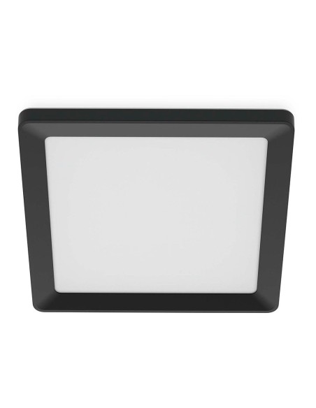 Square Black Valen Ceiling Light 17 w