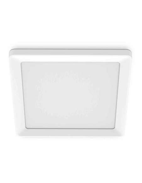Square White Valen Ceiling Light