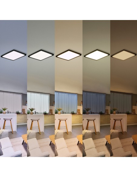 Square Black Valen 13W