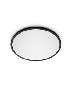 Round Black Valen 22W Plafond