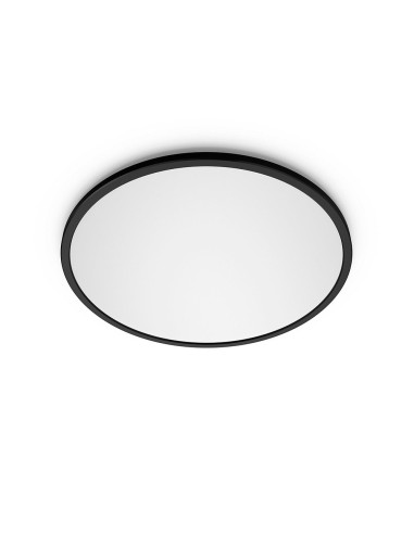 Round Black Valen 32W Ceiling Light